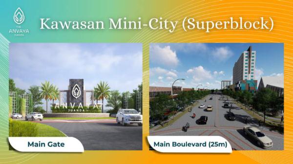 Main Gate and Main Boulevard The Anvaya Juanda
