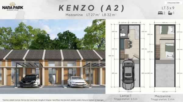 Tipe KENZO A1 - Nara Park - surabaya